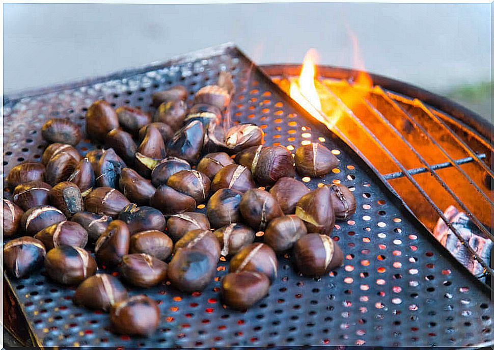 Roasted chestnuts