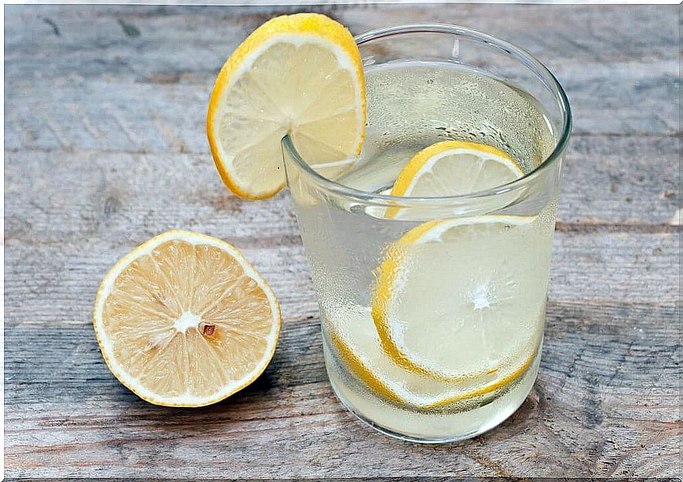 lemon water