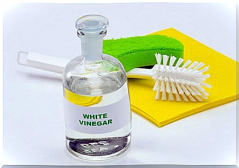 white vinegar to clean the bathroom