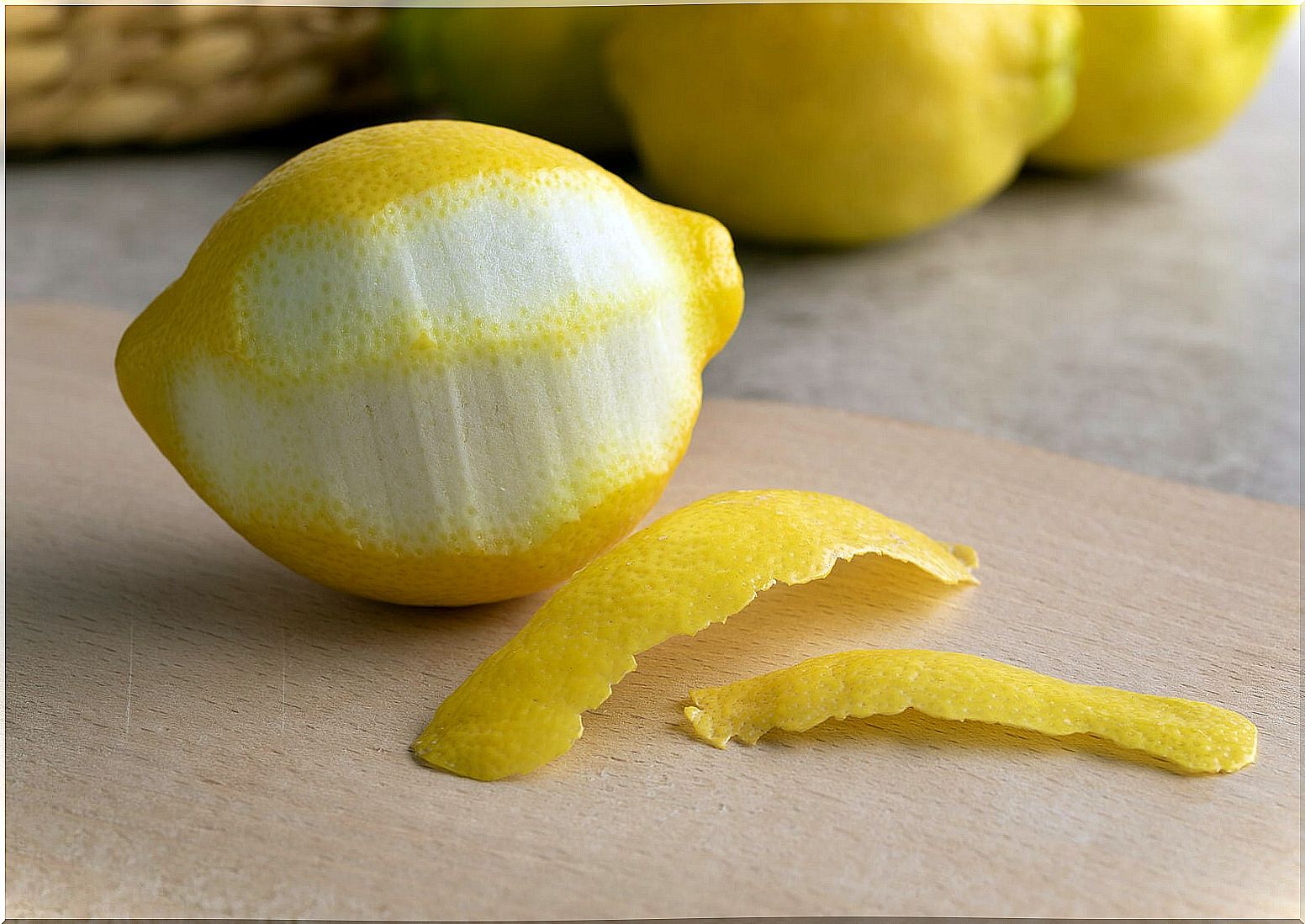 Lemon for household cleaning.