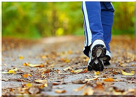 Woman exercising