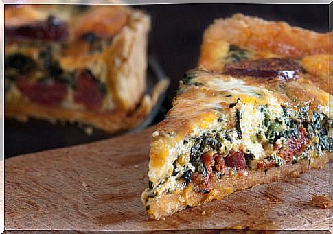 quiche sausages