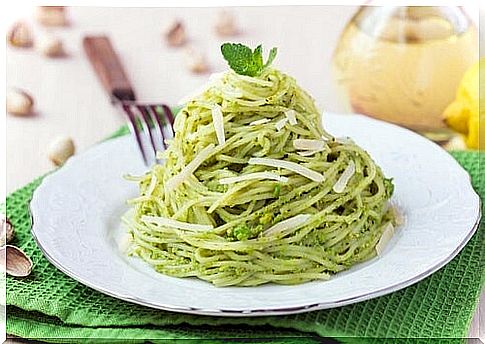 Pistachio pesto sauce