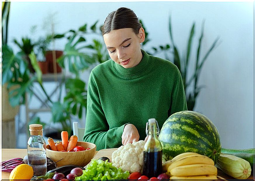 Healthy eating for glowing skin